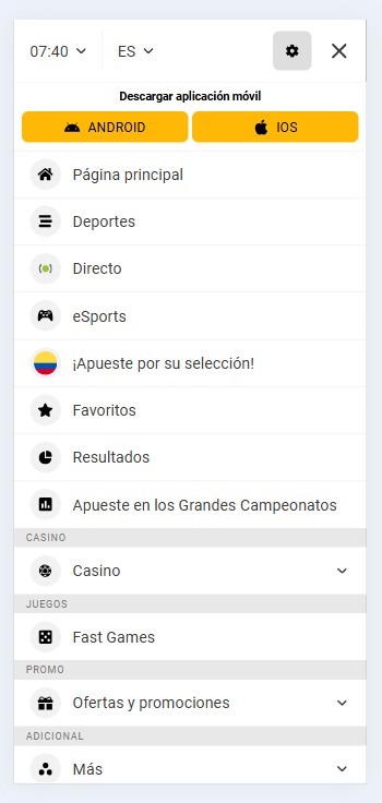 melbet apk Colombia